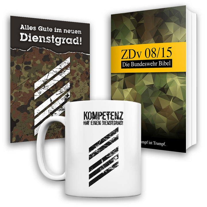 "Dienstgrad-Beförderungs" Geschenkset