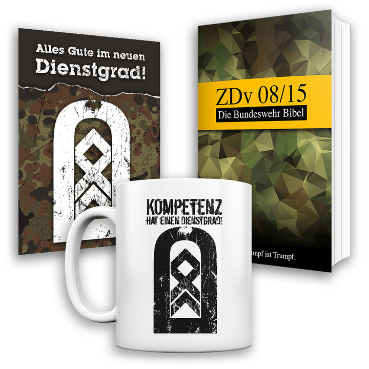 "Dienstgrad-Beförderungs" Geschenkset