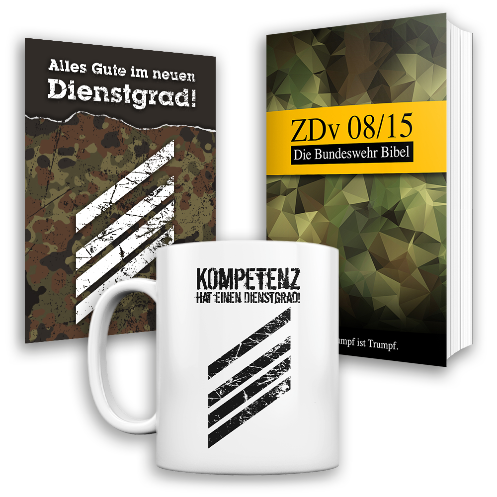 "Dienstgrad-Beförderungs" Geschenkset