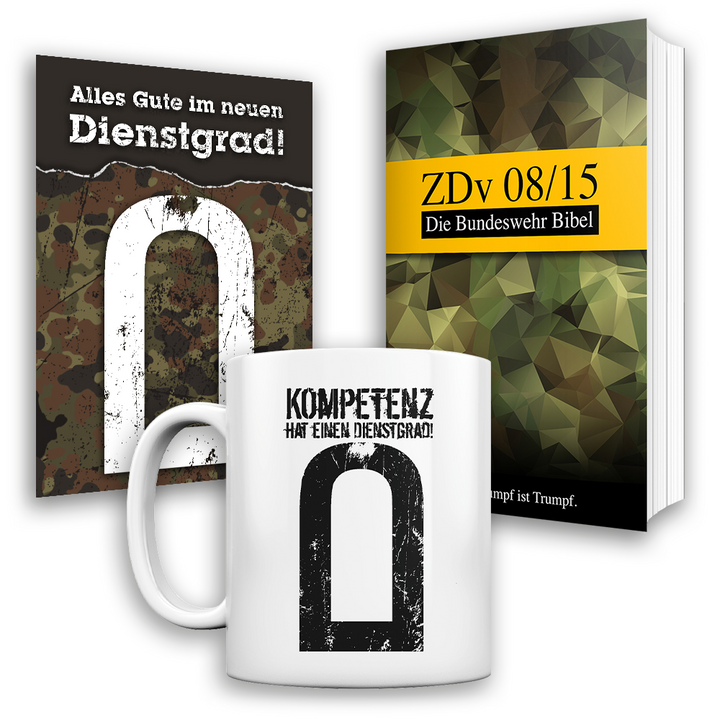 "Dienstgrad-Beförderungs" Geschenkset