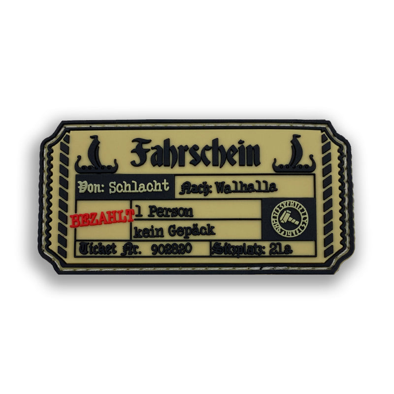 "Walhalla Fahrschein" Patch