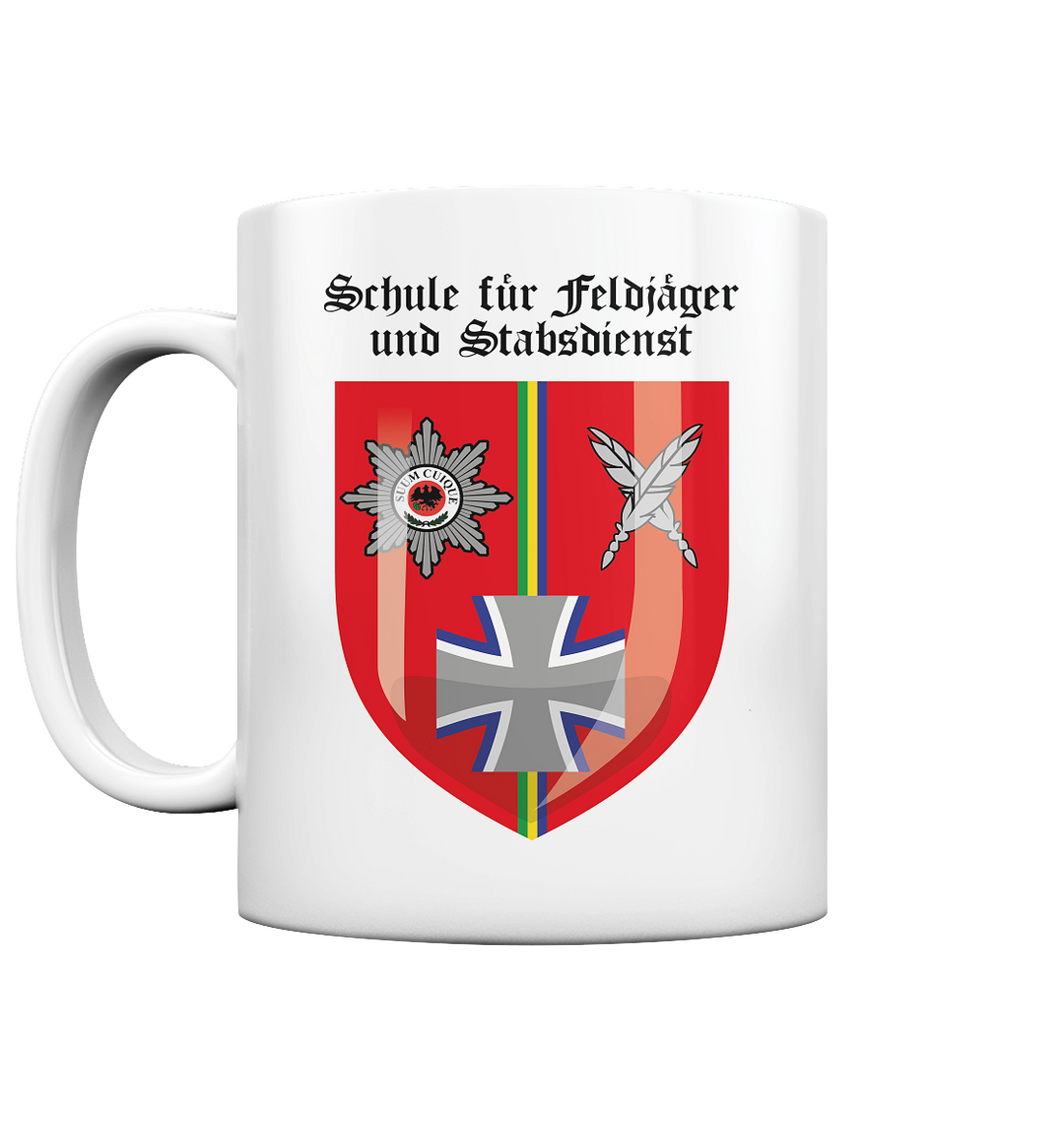 "Schule für Feldjäger und Stabsdienst" - Tasse glossy