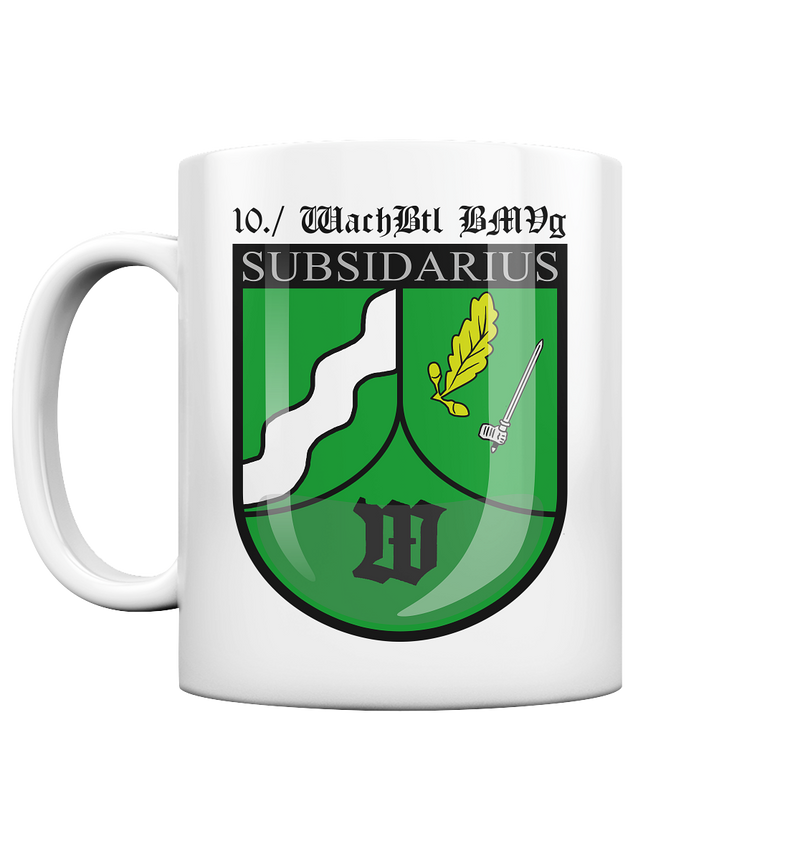 "10./WachBtl BMVg" - Tasse glossy