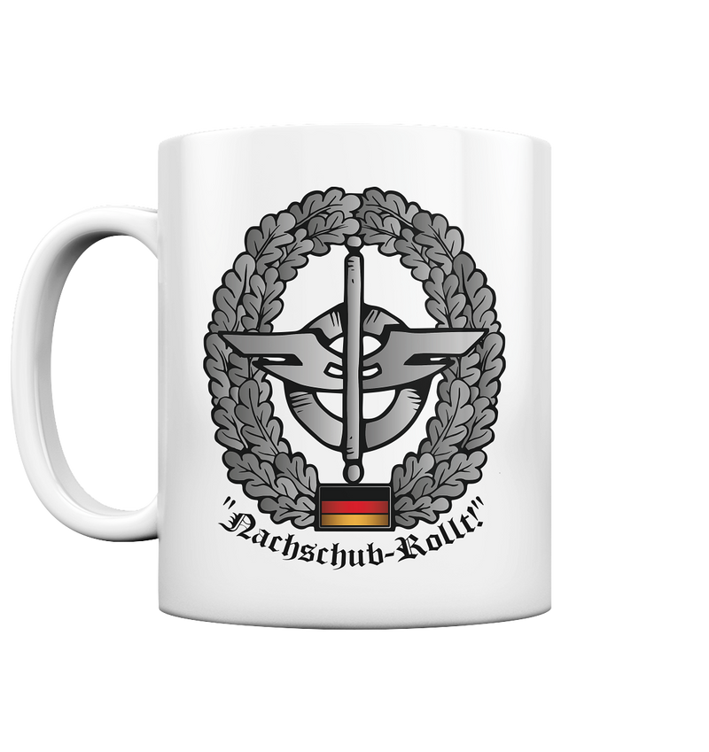 "Nachschub Rollt!" - Tasse glossy
