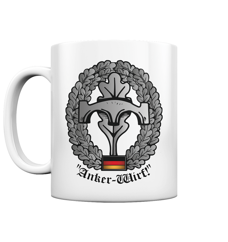 "Anker Wirf!" - Tasse glossy
