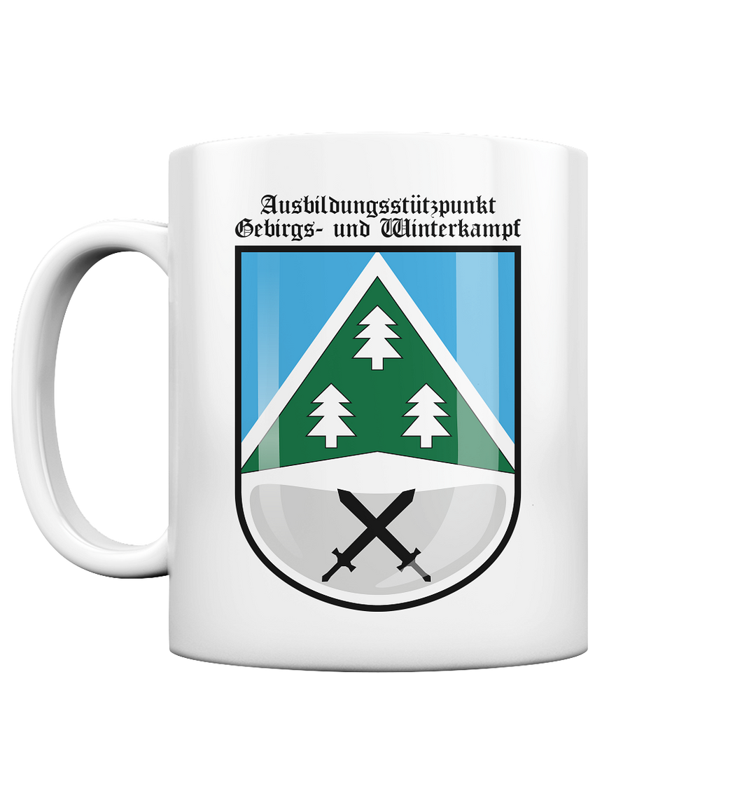 "Ausbildungsstützpunkt Gebirgs- und Winterkampf" 1 - Tasse glossy