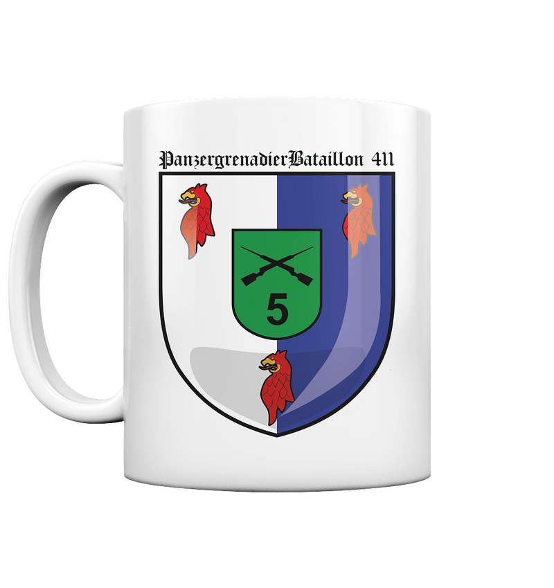 "PzGrenBtl 411" - Tasse glossy