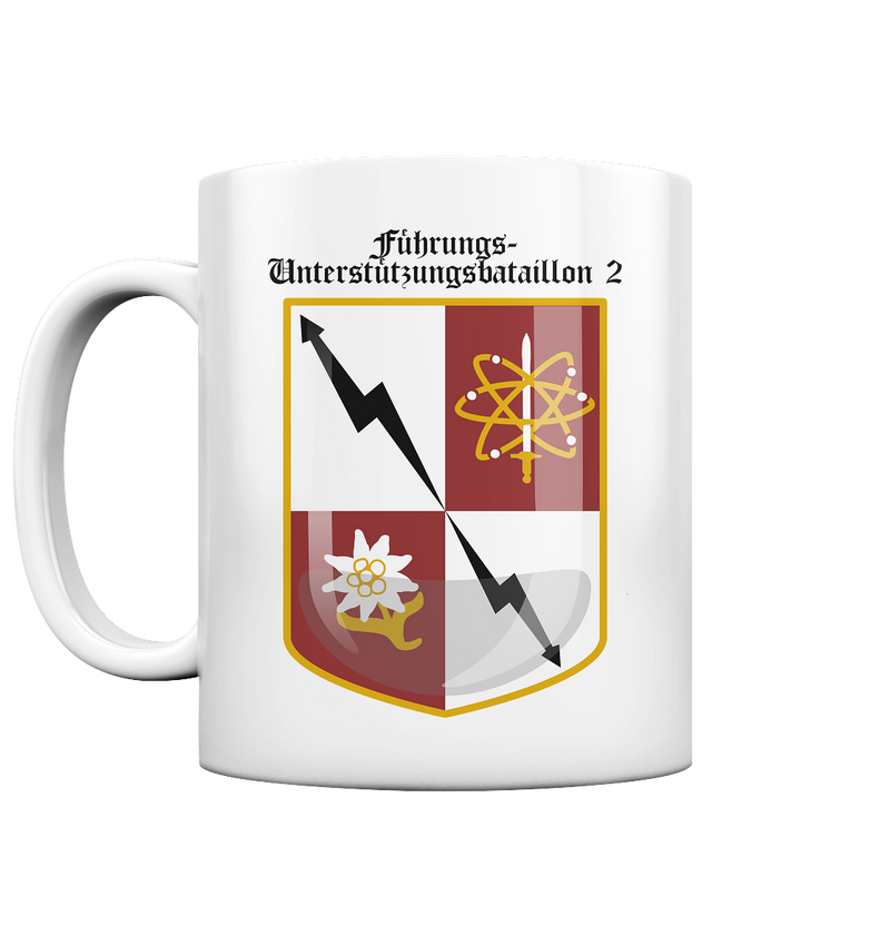 "Führungsunterstützungsbataillon 2" - Tasse glossy