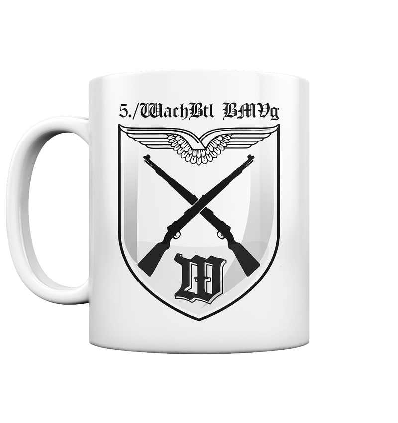 "5./WachBtl BMVg" - Tasse glossy