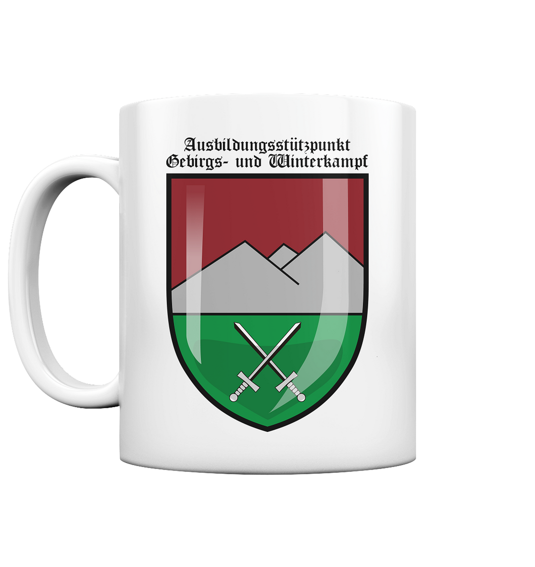 "Ausbildungsstützpunkt Gebirgs- und Winterkampf" 2 - Tasse glossy