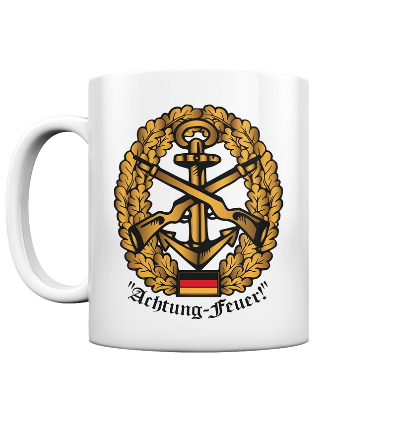 "Marinesicherung"  - Tasse glossy