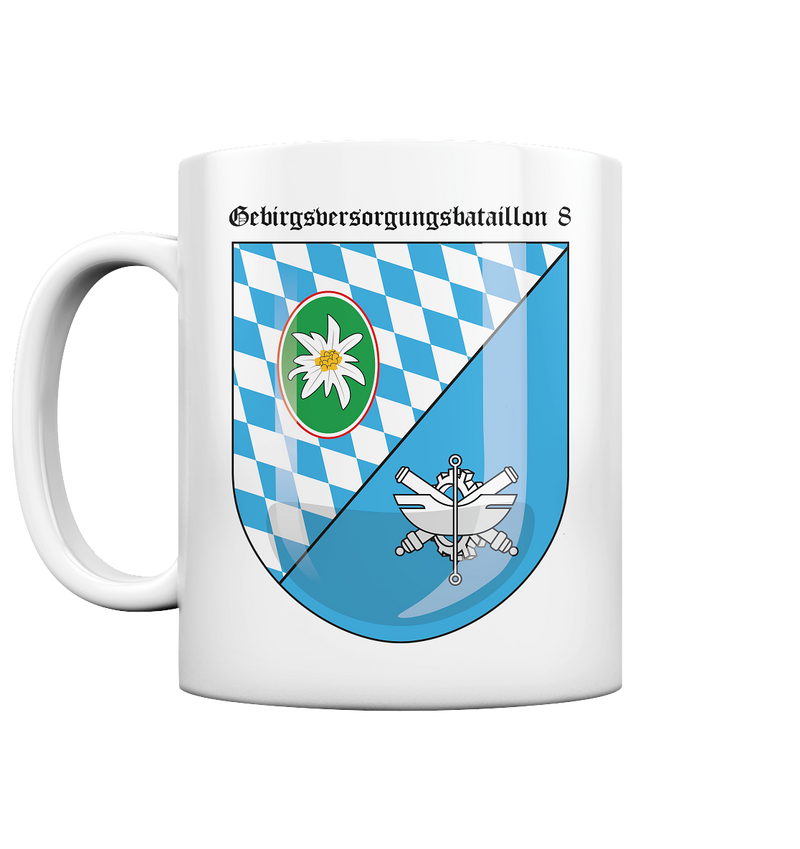 "GebVersBtl 8" - Tasse glossy