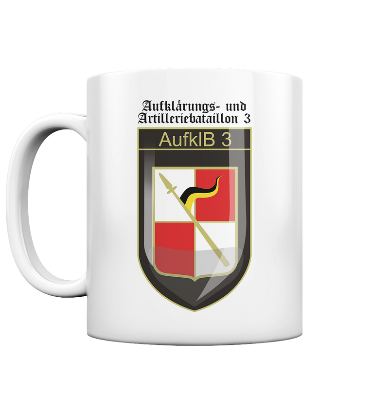 "Aufklärungs- und Artilleriebataillon 3" - Tasse glossy