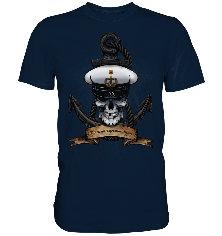 "Marine 23 - Überwasseroperationsdienst" - Premium Shirt