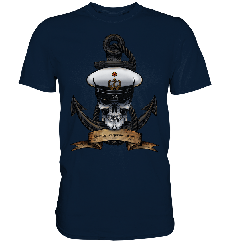 "Marine 24 - Unterwasseroperationsdienst" - Premium Shirt