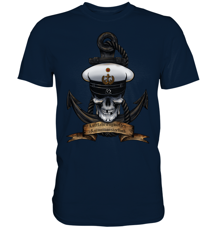 "Marine 52 - Luftfahrzeugwaffen- & munitionstechnik" - Premium Shirt