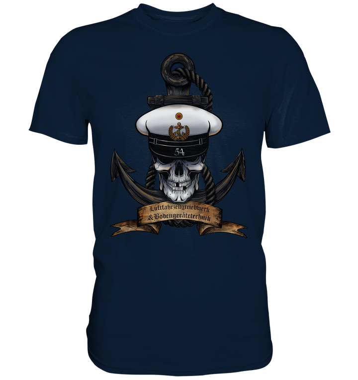 "Marine 54 - Luftfahrzeugtriebwerk/-bodengerätetechnik" - Premium Shirt