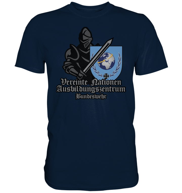 "Vereinte Nationen Ausbildungszentrum Bundeswehr - Ritter" - Premium Shirt