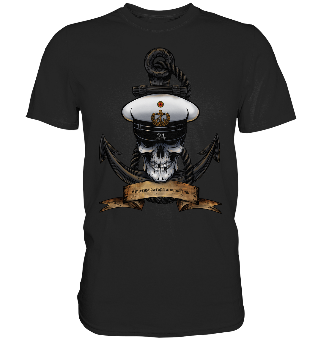 "Marine 24 - Unterwasseroperationsdienst" - Premium Shirt