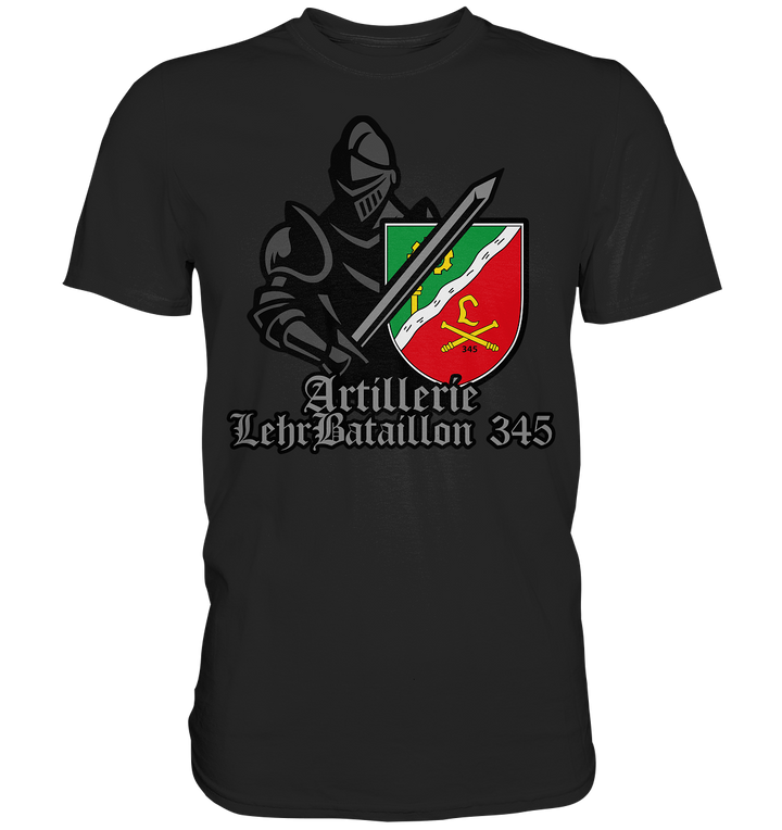 "ArtLehrBtl 345 - Ritter" - Premium Shirt