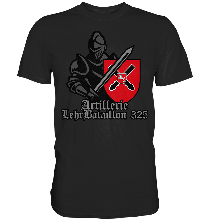 "ArtLehrBtl 325 - Ritter" - Premium Shirt