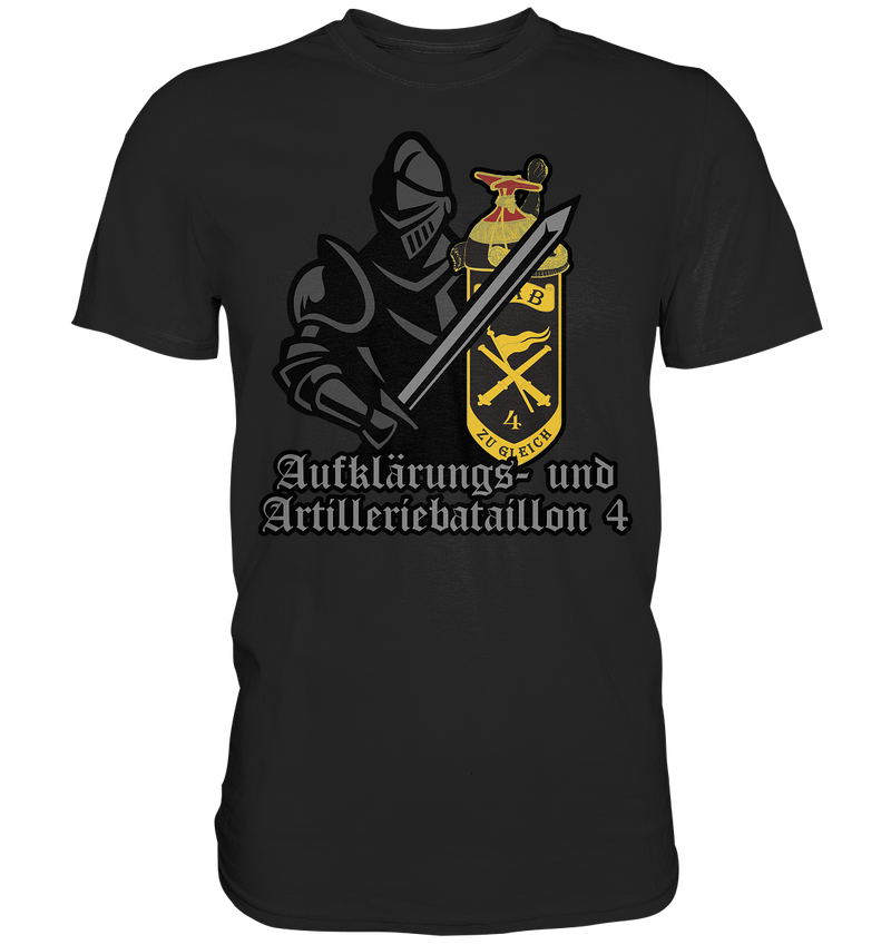 "Aufklärungs- und Artilleriebataillon 4 mit Ritter" - Premium Shirt
