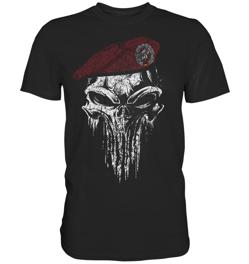 "Fallschirmjäger Skull" - Premium Shirt