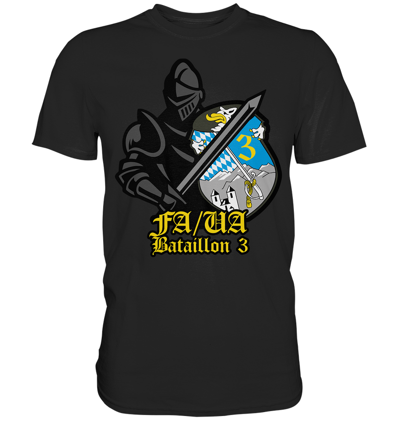 "FA/UA Btl 3 - Ritter" - Premium Shirt