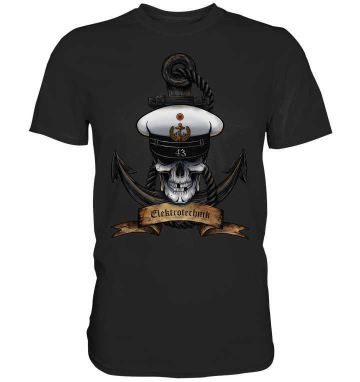 "Marine 43 - Elektrotechnik" - Premium Shirt