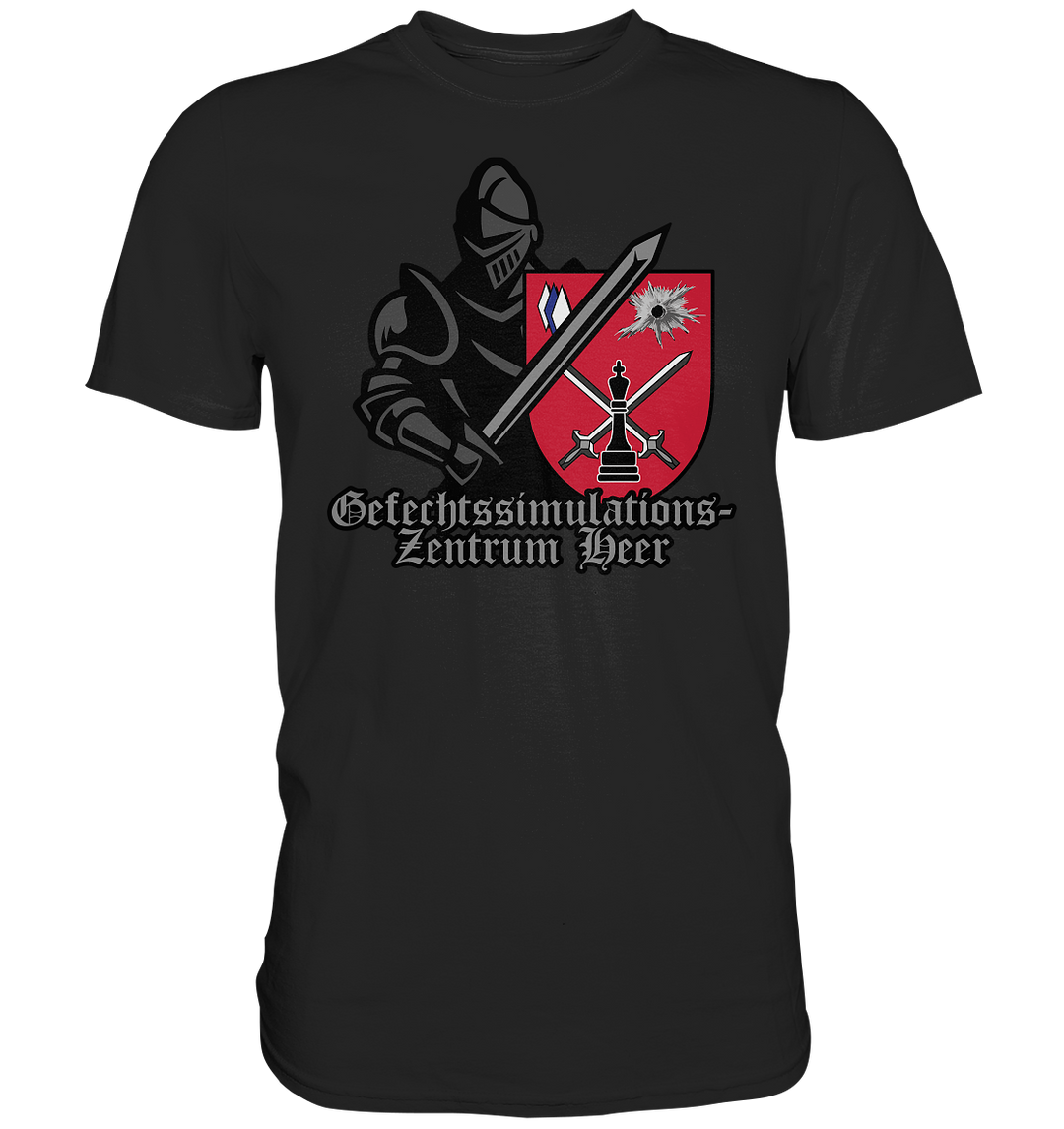 "Gefechtssimulationszentrum Heer - Ritter" - Premium Shirt