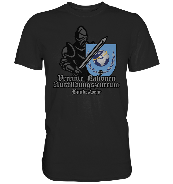 "Vereinte Nationen Ausbildungszentrum Bundeswehr - Ritter" - Premium Shirt