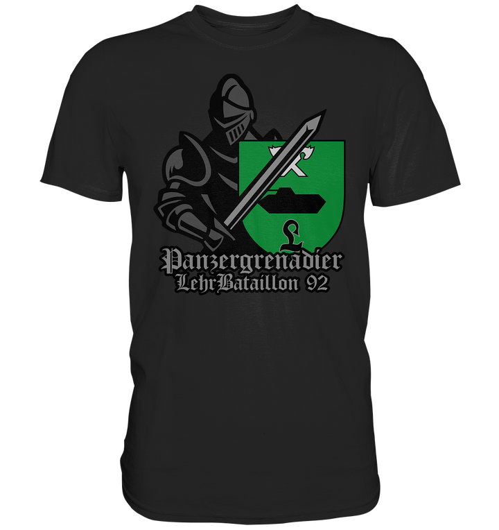 "PzGrLehrBtl 92 - Ritter" - Premium Shirt