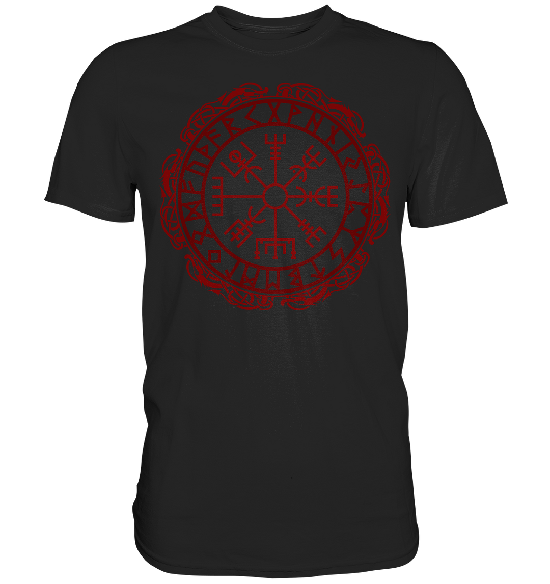 "Nordischer Kompass Vegvisir" - Premium Shirt