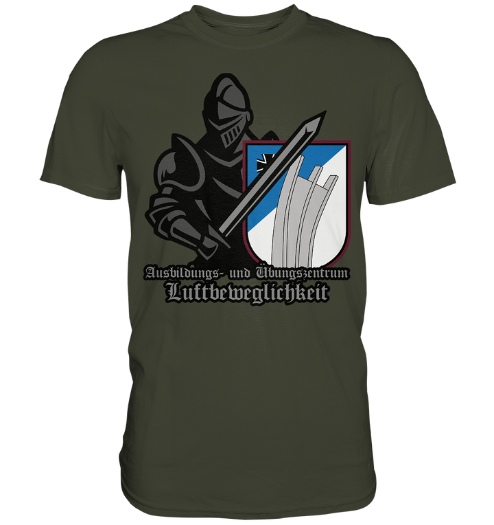 "Ausbildungs- und Übungszentrum Luftbeweglichkeit - Ritter"  - Premium Shirt