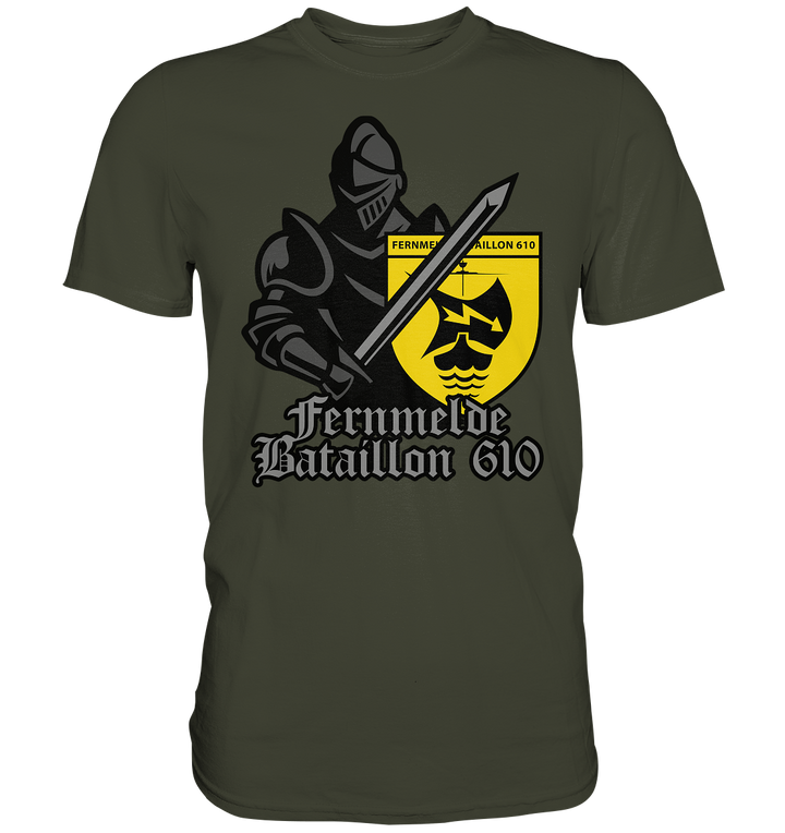 "Fernmeldebataillon 610 - Ritter" - Premium Shirt