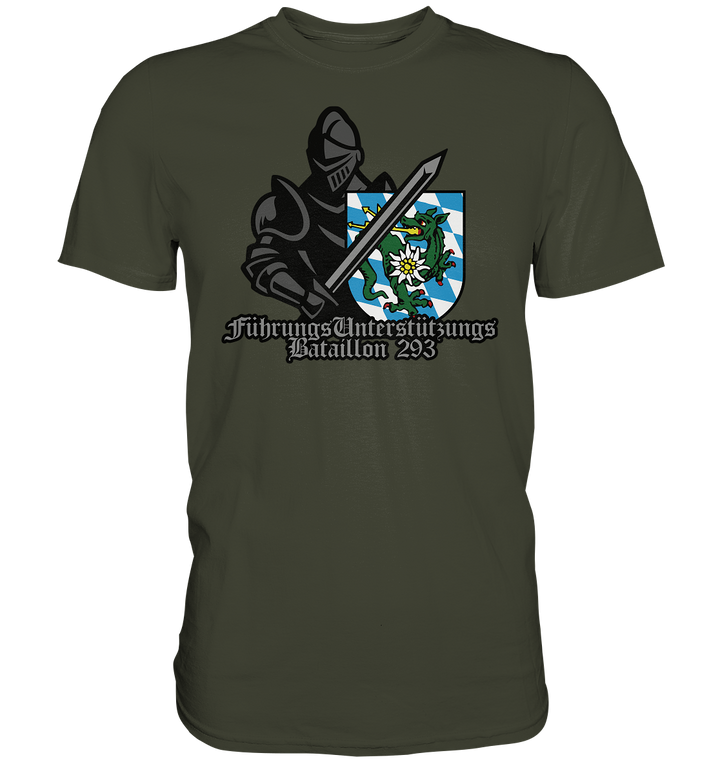 "Führungsunterstützungsbataillon 293 - Ritter"  - Premium Shirt