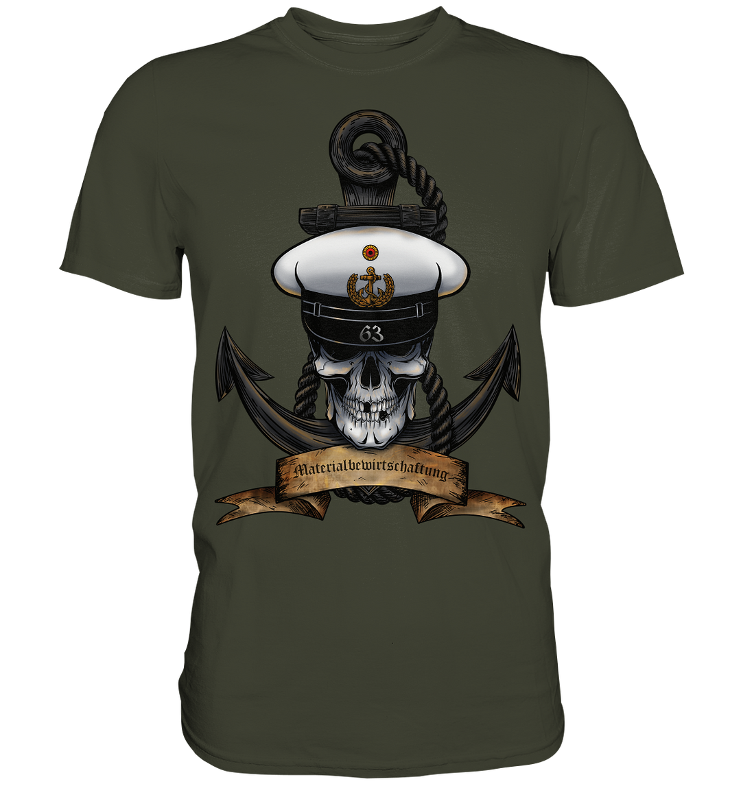 "Marine 63 - Materialbewirtschaftung"  - Premium Shirt