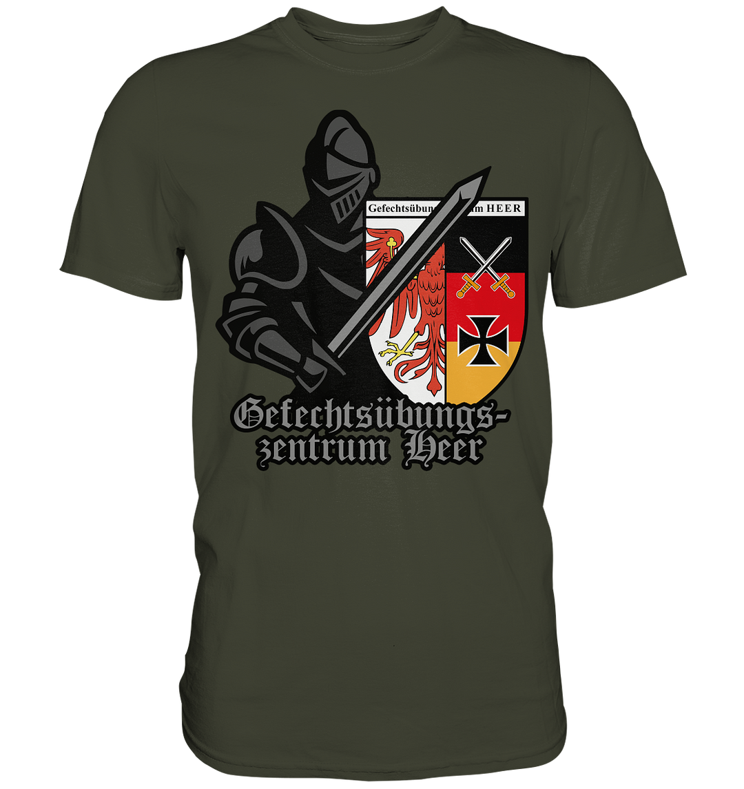 "Gefechtsübungszentrum Heer - Ritter" - Premium Shirt