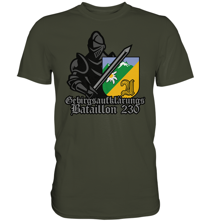 "GebAufklBtl 230 - Ritter" - Premium Shirt