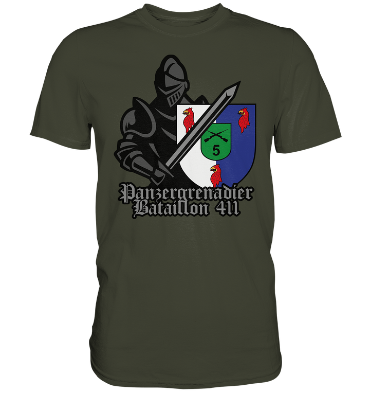 "PzGrenBtl 411 - Ritter" - Premium Shirt