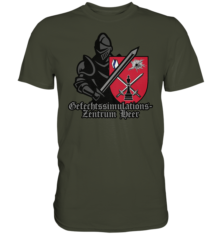 "Gefechtssimulationszentrum Heer - Ritter" - Premium Shirt