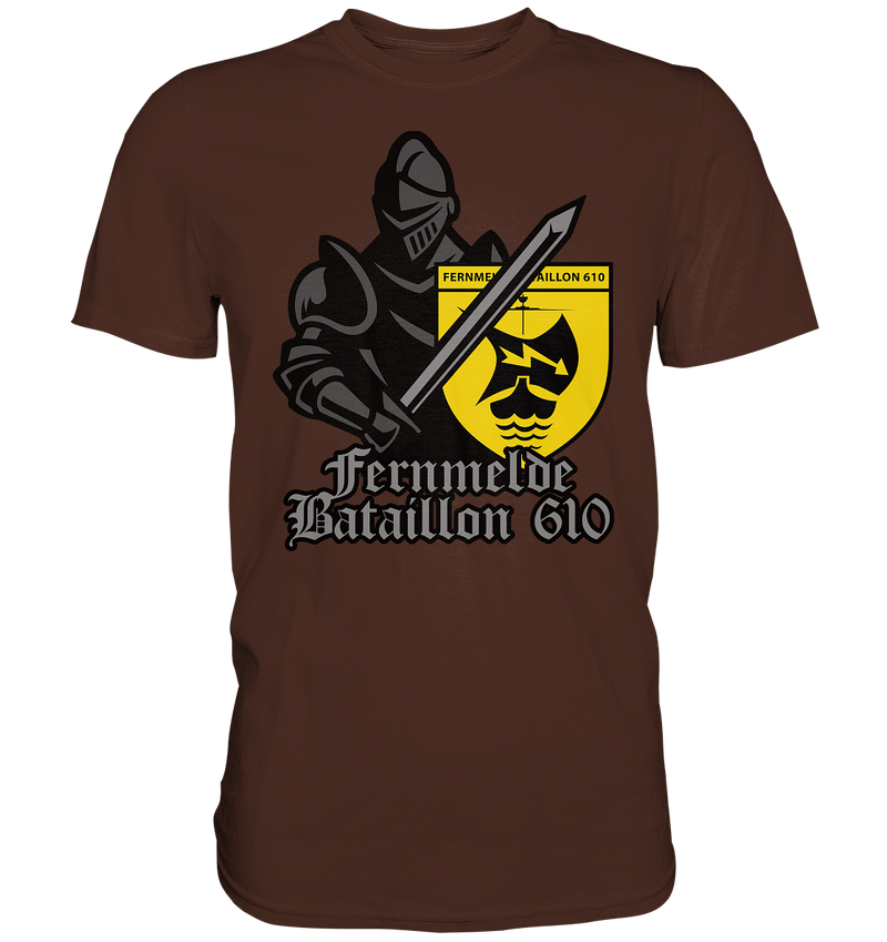"Fernmeldebataillon 610 - Ritter" - Premium Shirt