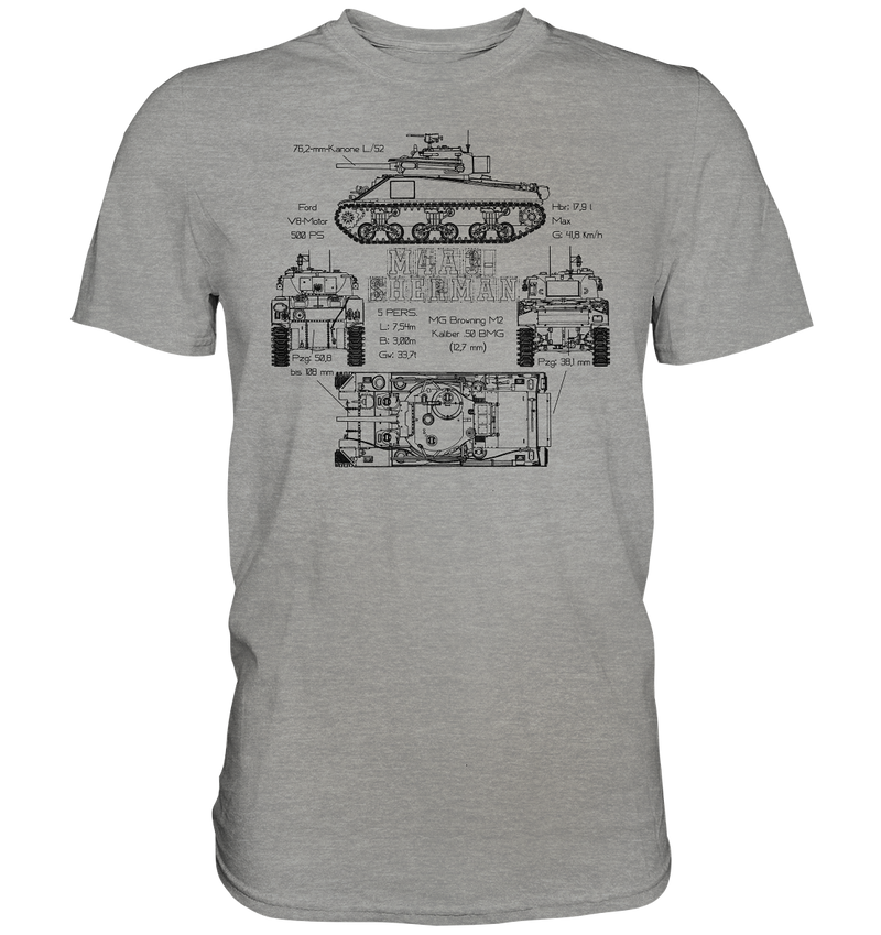 "StuG III-G (schwarz)" - Premium Shirt
