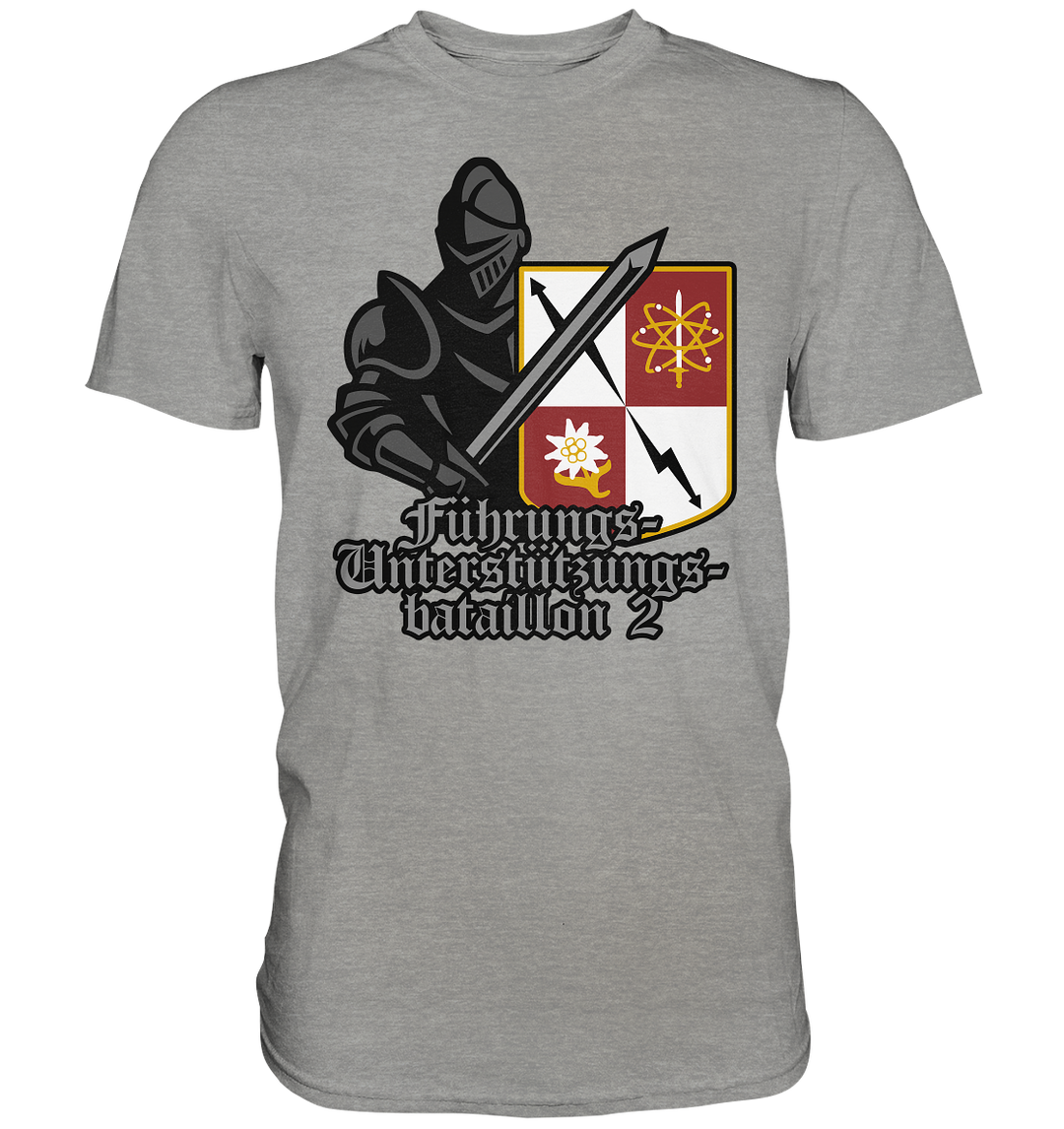"Führungsunterstützungsbataillon 2 mit Ritter" - Premium Shirt