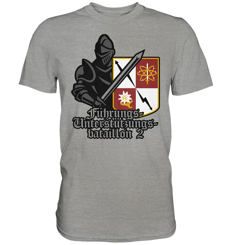 "Führungsunterstützungsbataillon 2 mit Ritter" - Premium Shirt