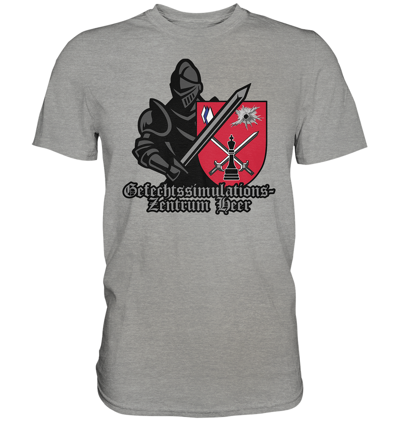 "Gefechtssimulationszentrum Heer - Ritter" - Premium Shirt