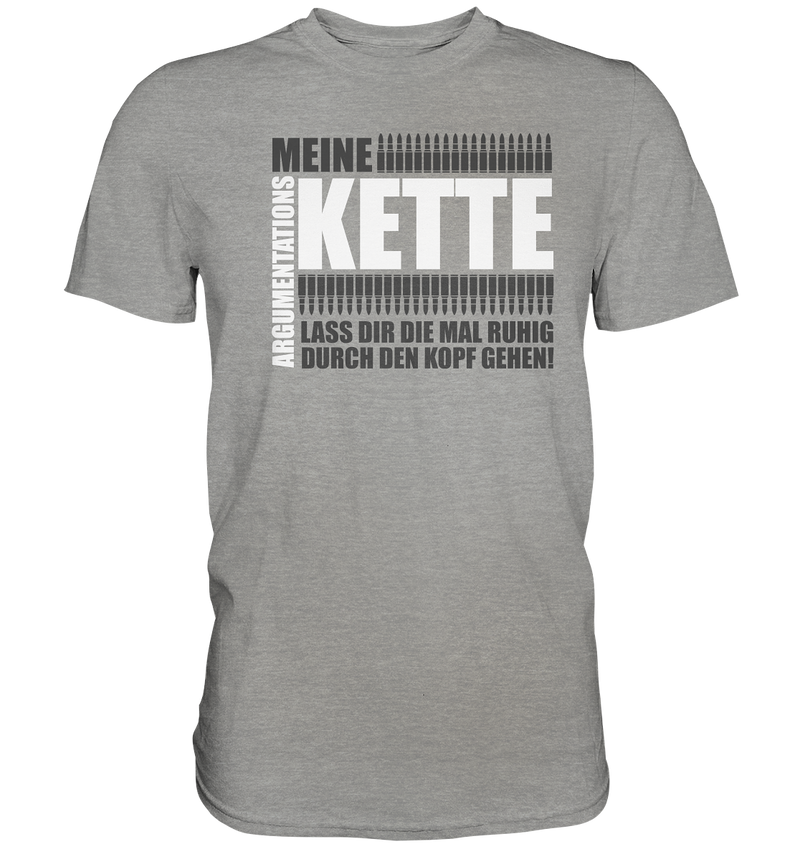 "Argumentationskette" - Premium Shirt