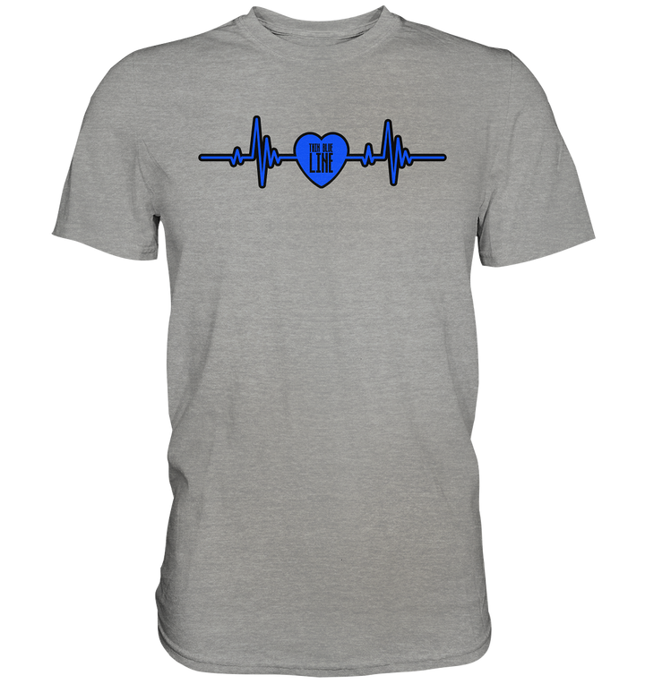 "Thin Blue Heartbeat" - Premium Shirt