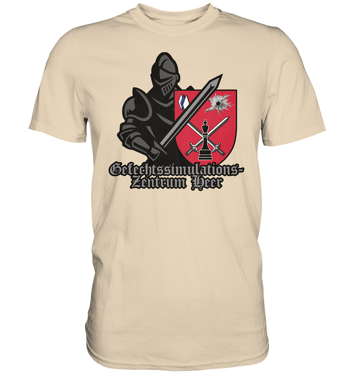"Gefechtssimulationszentrum Heer - Ritter" - Premium Shirt