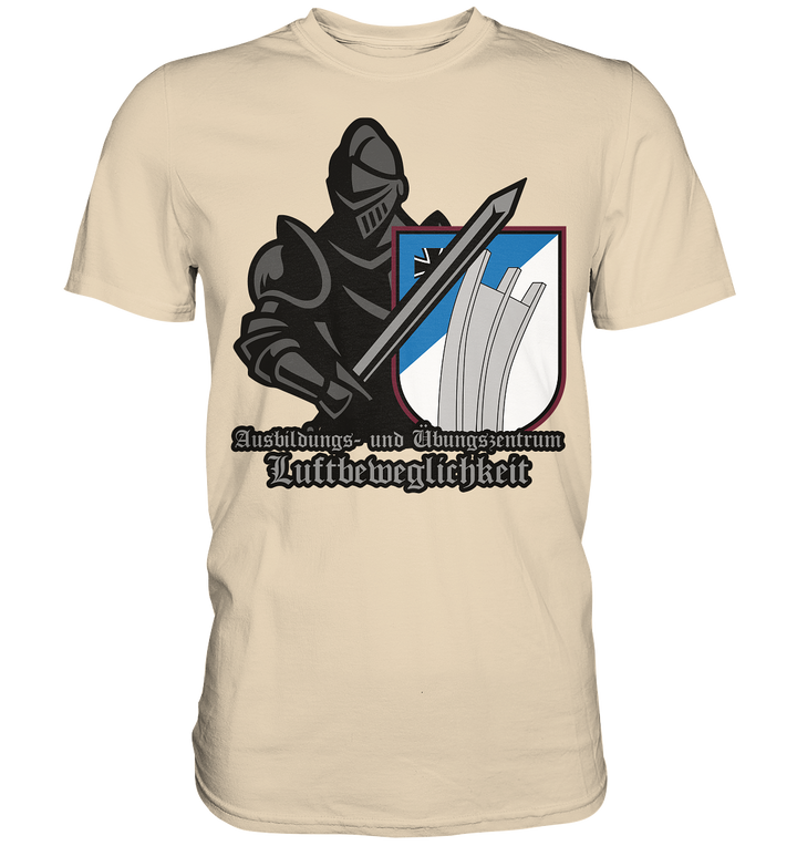 "Ausbildungs- und Übungszentrum Luftbeweglichkeit - Ritter"  - Premium Shirt